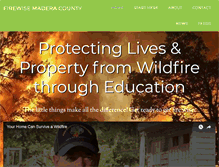 Tablet Screenshot of firewisemaderacounty.org